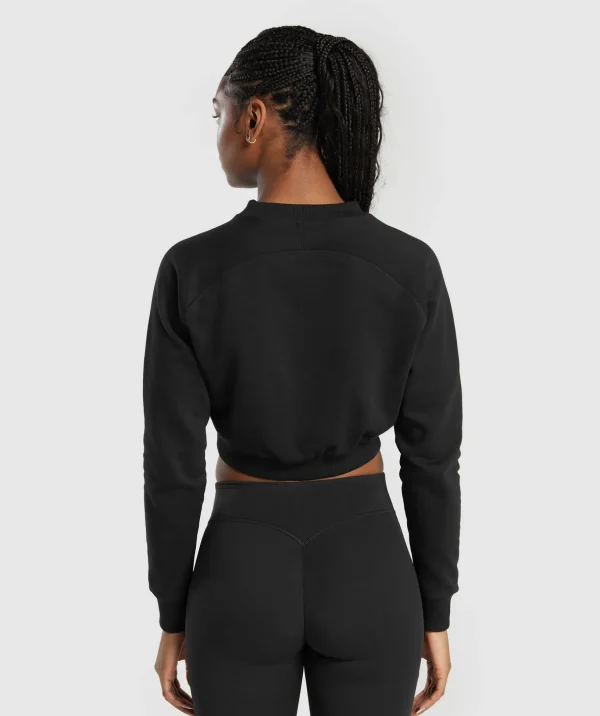 Training Fleece Cropped Sweatshirt