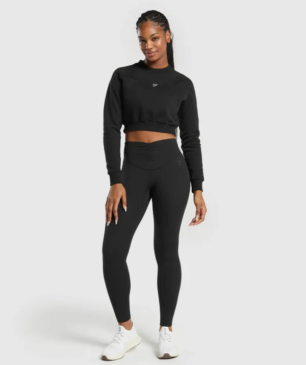 Training Fleece Cropped Sweatshirt