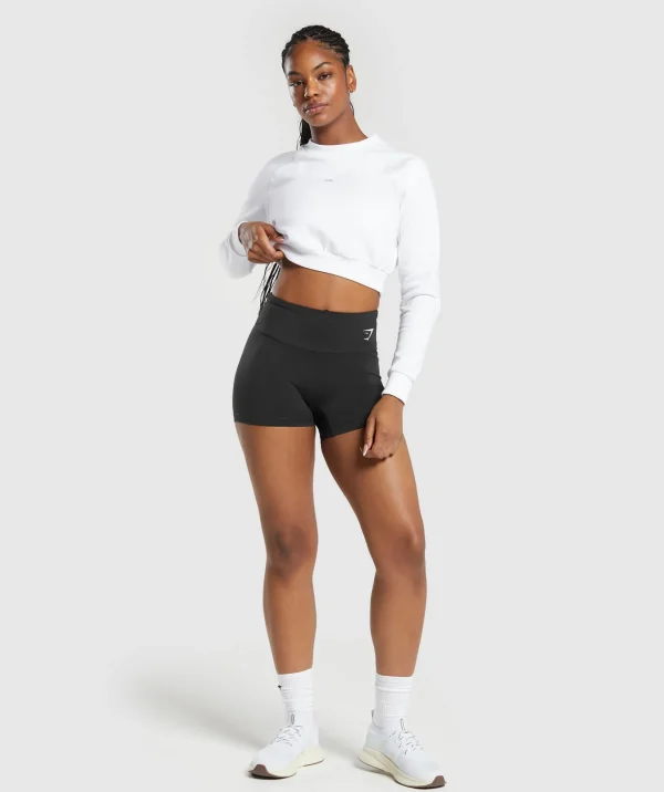 Training Fleece Cropped Sweatshirt