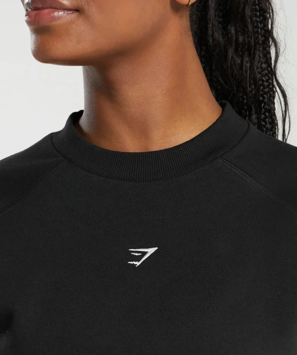 Training Fleece Cropped Sweatshirt