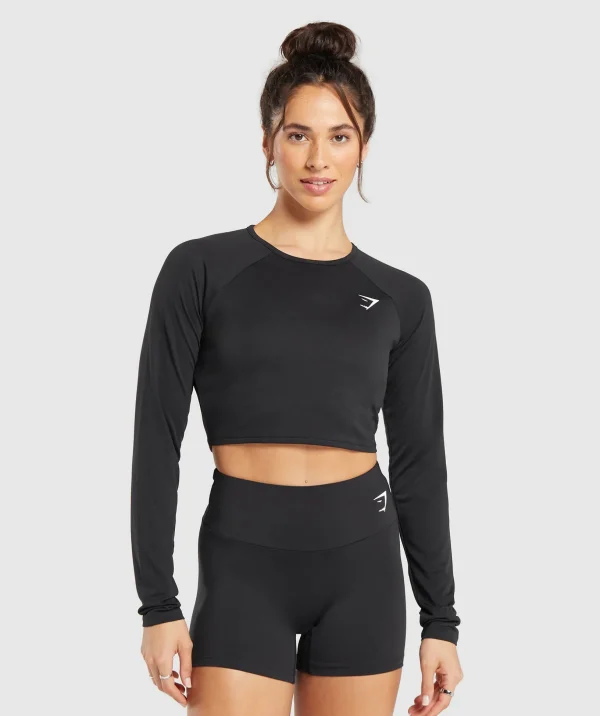 Training Long Sleeve Crop Top