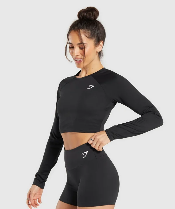 Training Long Sleeve Crop Top