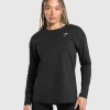 Training Oversized Cotton Long Sleeve Top