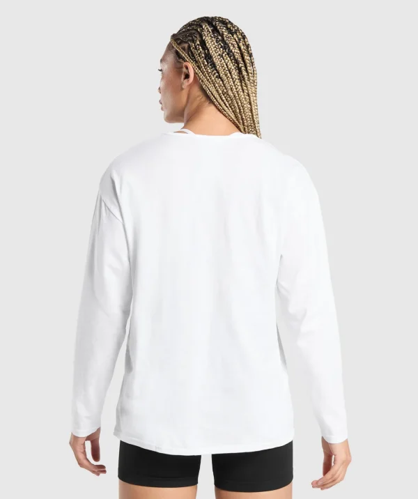 Training Oversized Cotton Long Sleeve Top