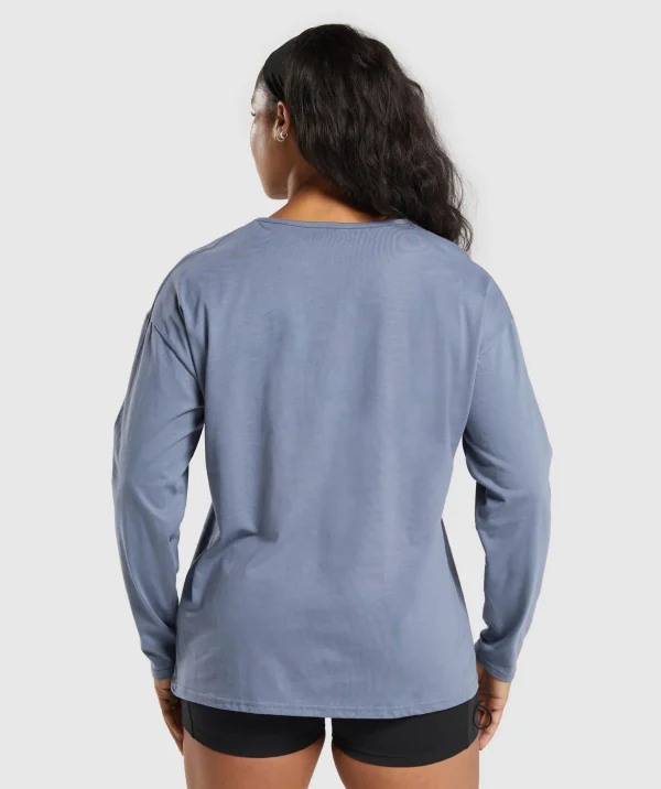 Training Oversized Cotton Long Sleeve Top