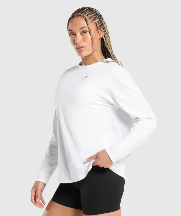 Training Oversized Cotton Long Sleeve Top