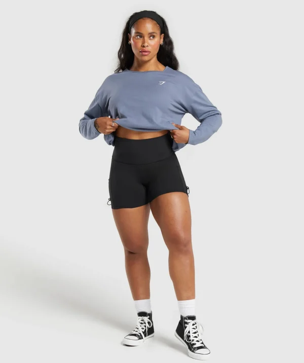 Training Oversized Cotton Long Sleeve Top