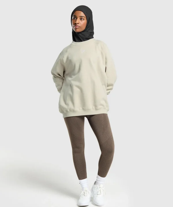 Training Oversized Fleece Sweatshirt