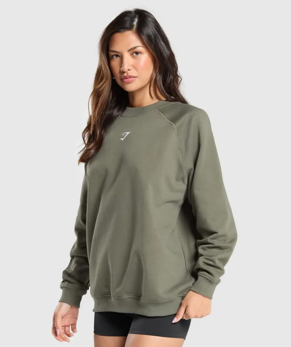 Training Oversized Fleece Sweatshirt