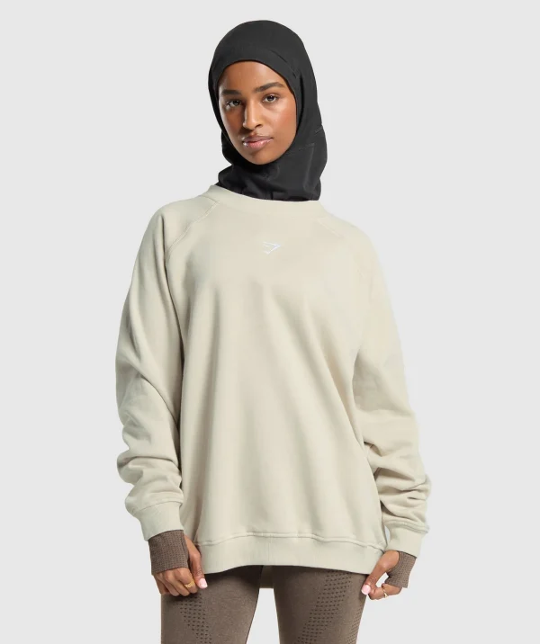 Training Oversized Fleece Sweatshirt