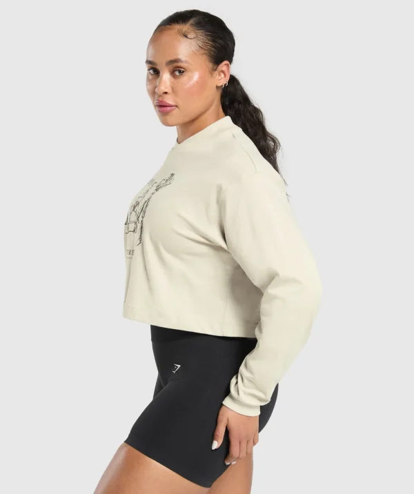 Two Strong Women Midi Long Sleeve Top