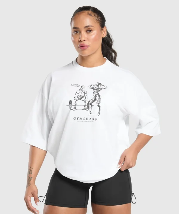 Two Strong Women Oversized T-Shirt