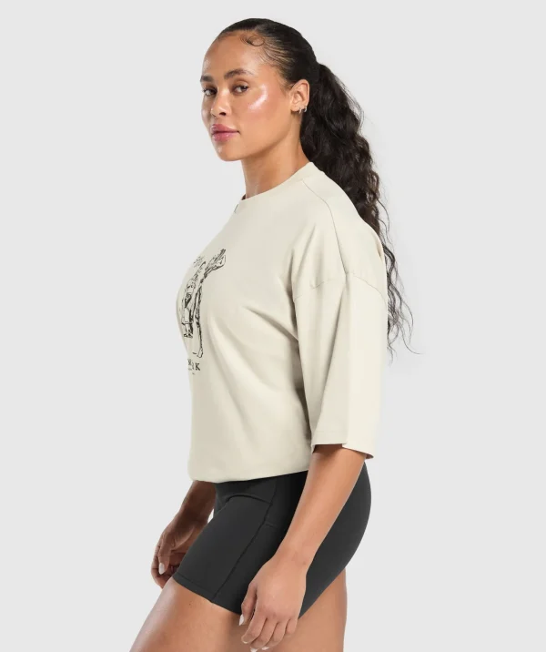 Two Strong Women Oversized T-Shirt