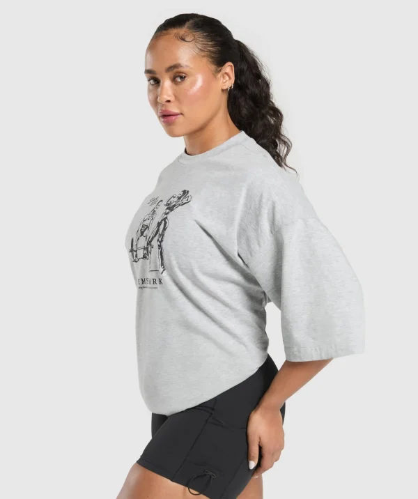 Two Strong Women Oversized T-Shirt