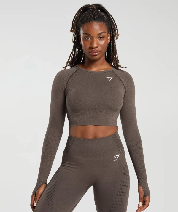 Vital Seamless 2.0 Long Sleeve Crop Top