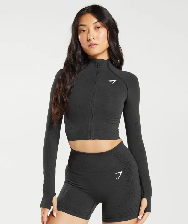 Vital Seamless 2.0 Midi Zip Up Jacket