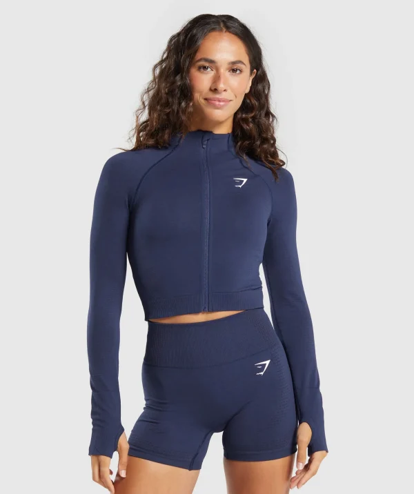 Vital Seamless 2.0 Midi Zip Up Jacket