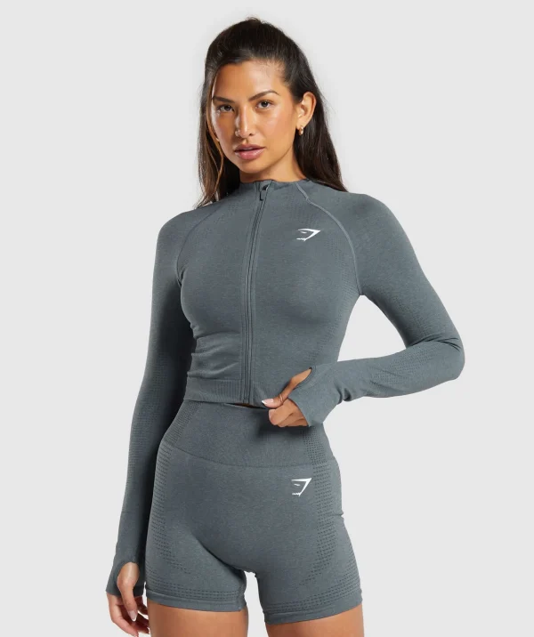 Vital Seamless 2.0 Midi Zip Up Jacket