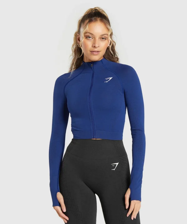 Vital Seamless 2.0 Midi Zip Up Jacket