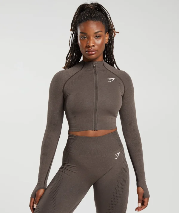 Vital Seamless 2.0 Midi Zip Up Jacket