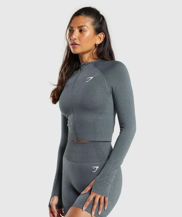 Vital Seamless 2.0 Midi Zip Up Jacket