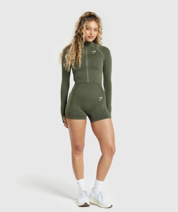 Vital Seamless 2.0 Midi Zip Up Jacket