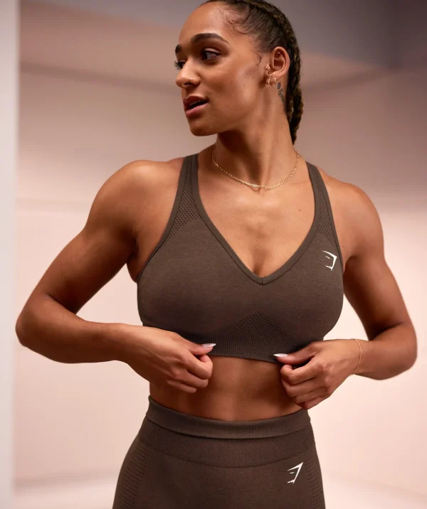 Vital Seamless 2.0 V Neck  Sports Bra