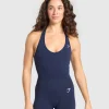 Vital Seamless Halter Neck Tank With Shelf