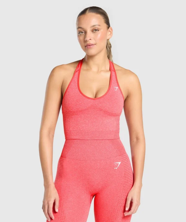 Vital Seamless Halter Neck Tank With Shelf