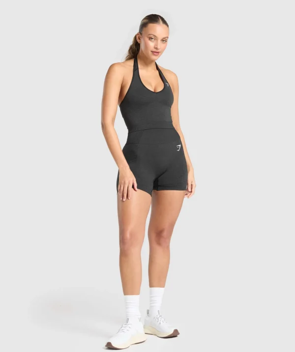 Vital Seamless Halter Neck Tank With Shelf