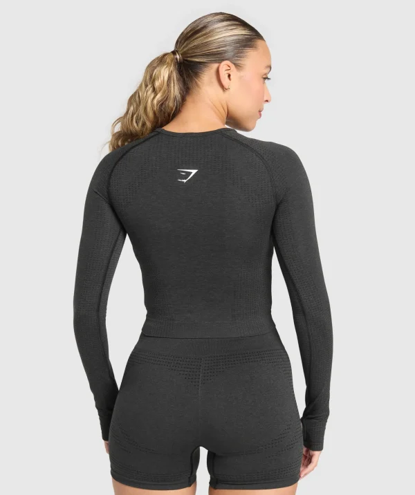 Vital Seamless Long Sleeve Cut Out Top