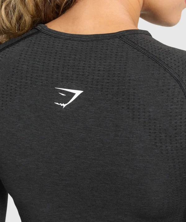 Vital Seamless Long Sleeve Cut Out Top