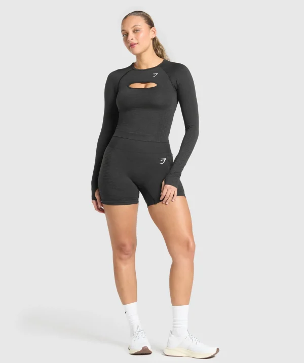 Vital Seamless Long Sleeve Cut Out Top