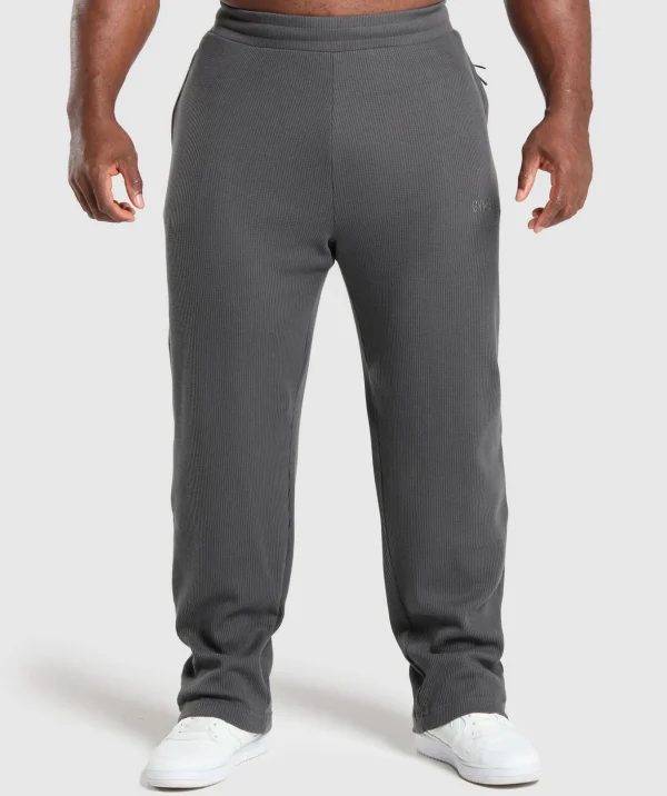 Waffle Straight Leg Joggers