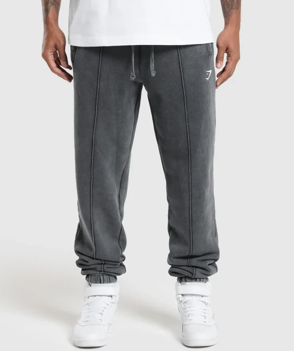 Washed Pintuck Joggers