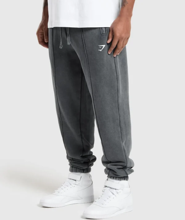 Washed Pintuck Joggers