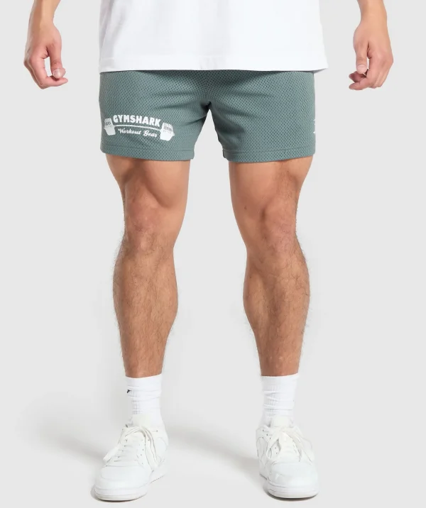 Workout Gear Mesh 5" Shorts