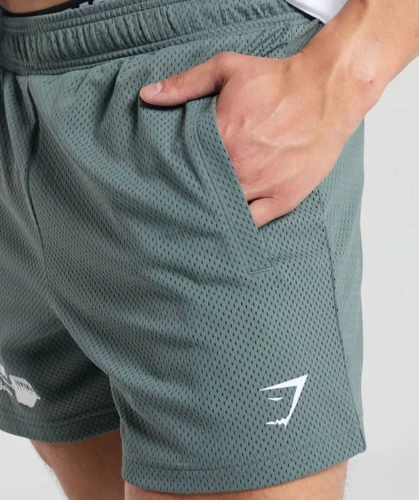 Workout Gear Mesh 5" Shorts