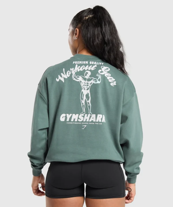 Workout Gear Oversized Sweatshirt