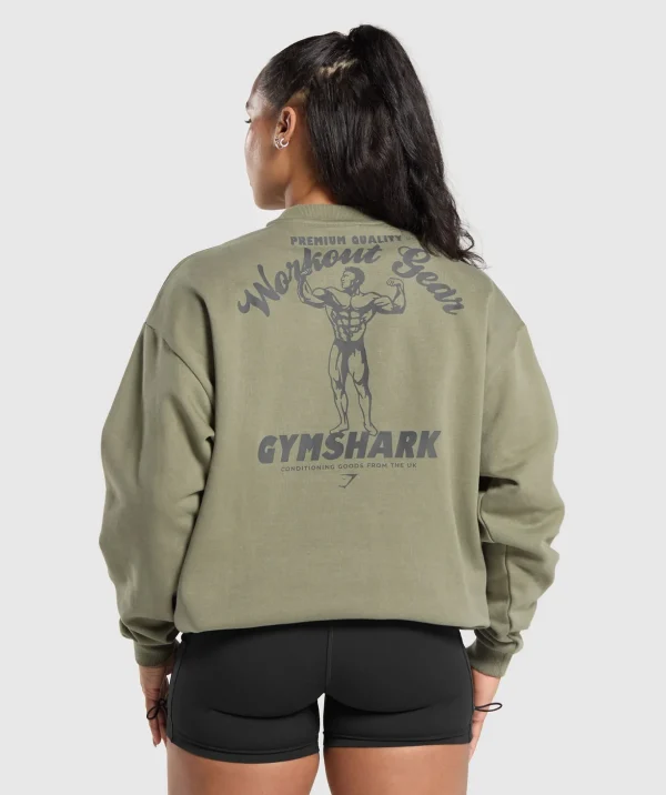 Workout Gear Oversized Sweatshirt