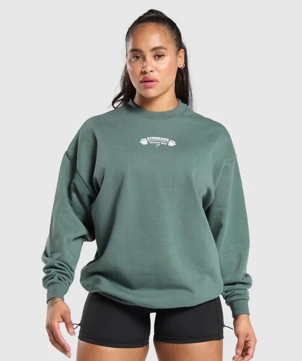 Workout Gear Oversized Sweatshirt