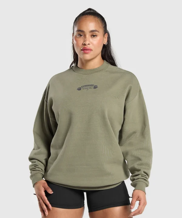 Workout Gear Oversized Sweatshirt