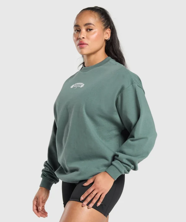 Workout Gear Oversized Sweatshirt