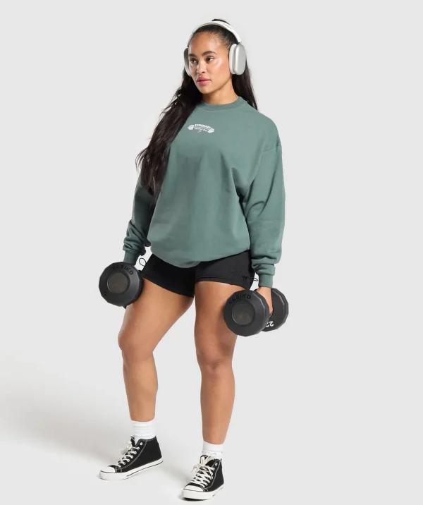 Workout Gear Oversized Sweatshirt